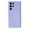 Mey İthalat®  Samsung Galaxy S22 Ultra Kılıf Nano içi Kadife Silikon - Lila