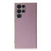 Mey İthalat®  Samsung Galaxy S22 Ultra Kılıf Volet Silikon - Mor