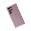 Mey İthalat®  Samsung Galaxy S22 Ultra Kılıf Volet Silikon - Mor