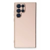 Mey İthalat®  Samsung Galaxy S22 Ultra Kılıf Volet Silikon - Pembe