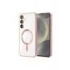 Mey İthalat®  Samsung Galaxy S23 Kılıf Kross Magneticsafe Kapak - Rose