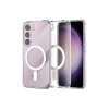Mey İthalat®  Samsung Galaxy S23 Kılıf Magneticsafe Şeffaf Silikon - Şeffaf
