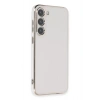 Mey İthalat®  Samsung Galaxy S23 Kılıf Volet Silikon - Beyaz