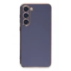 Mey İthalat®  Samsung Galaxy S23 Kılıf Volet Silikon - Mavi
