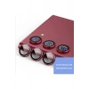 Mey İthalat®  Samsung Galaxy S23 Metal Kamera Lens - Kırmızı