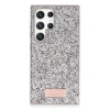 Mey İthalat®  Samsung Galaxy S23 Ultra Bright Simli Kapak - Gümüş