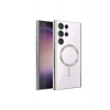 Mey İthalat®  Samsung Galaxy S23 Ultra Kılıf Kross Magneticsafe Kapak - Titan Gri