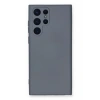 Mey İthalat®  Samsung Galaxy S23 Ultra Kılıf Nano içi Kadife Silikon - Gri