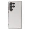 Mey İthalat®  Samsung Galaxy S23 Ultra Kılıf Volet Silikon - Beyaz