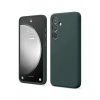 Mey İthalat®  Samsung Galaxy S24 FE Kılıf First Silikon - Koyu Yeşil