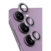 Mey İthalat®  Samsung Galaxy S24 FE Raze Metal Kamera Lens - Mor