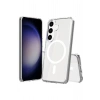 Mey İthalat®  Samsung Galaxy S24 Kılıf Magneticsafe Şeffaf Silikon - Şeffaf