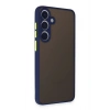 Mey İthalat®  Samsung Galaxy S24 Kılıf Montreal Silikon Kapak - Lacivert