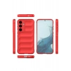 Mey İthalat®  Samsung Galaxy S24 Kılıf Optimum Silikon - Kırmızı