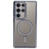 Mey İthalat®  Samsung Galaxy S24 Ultra Kılıf Joke Simli Magneticsafe Kılıf - Mavi
