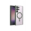Mey İthalat®  Samsung Galaxy S24 Ultra Kılıf Kross Magneticsafe Kapak - Koyu Yeşil