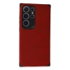 Mey İthalat®  Samsung Galaxy S24 Ultra Kılıf Loop Deri Silikon - Kırmızı