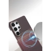 Mey İthalat®  Samsung Galaxy S24 Ultra Vega Magsafe Kapak - Kırmızı