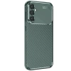 Mey İthalat®  Samsung Galaxy S25 Kılıf Auto Focus Karbon Kapak - Koyu Yeşil