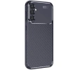 Mey İthalat®  Samsung Galaxy S25 Kılıf Auto Focus Karbon Kapak - Lacivert