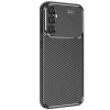 Mey İthalat®  Samsung Galaxy S25 Kılıf Auto Focus Karbon Kapak - Siyah