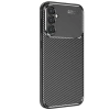 Mey İthalat®  Samsung Galaxy S25 Kılıf Auto Focus Karbon Kapak - Siyah