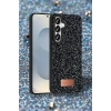 Mey İthalat®  Samsung Galaxy S25 Plus Bright Simli Kapak - Siyah