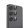 Mey İthalat®  Samsung Galaxy S25 Plus Raze Metal Kamera Lens - Siyah