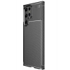 Mey İthalat®  Samsung Galaxy S25 Ultra Kılıf Auto Focus Karbon Kapak - Siyah