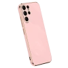 Mey İthalat®  Samsung Galaxy S25 Ultra Kılıf Volet Silikon - Pembe