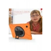 Mey İthalat®  Samsung Galaxy T220 Tab A7 Lite 8.7 Kılıf Amazing Tablet Kapak - Turuncu