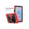 Mey İthalat®  Samsung Galaxy T500 Tab A7 10.4 Kılıf Griffin Tablet Kapak - Kırmızı