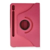 Mey İthalat®  Samsung Galaxy T870 Tab S7 11 Kılıf 360 Tablet Deri Kılıf - Pembe