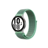 Mey İthalat®  Samsung Galaxy Watch 4 Hasırlı Cırtcırtlı Kordon - Turkuaz