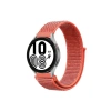 Mey İthalat®  Samsung Galaxy Watch 4 Hasırlı Cırtcırtlı Kordon - Turuncu