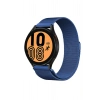 Mey İthalat®  Samsung Galaxy Watch 4 Metal Mıknatıslı Kordon - Mavi