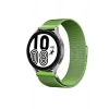 Mey İthalat®  Samsung Galaxy Watch 4 Metal Mıknatıslı Kordon - Yeşil