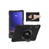 Mey İthalat®  Samsung Galaxy X610 Tab S9 FE Plus 12.4 Kılıf Amazing Tablet Kapak - Siyah