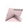Mey İthalat®  Samsung Galaxy X610 Tab S9 FE Plus 12.4 Kılıf Kalemlikli Mars Tablet Kılıfı - Rose Gold