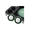 Mey İthalat®  Samsung Galaxy Z Flip 5 Valdez Metal Kamera Lens - Koyu Yeşil
