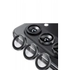 Mey İthalat®  Samsung Galaxy Z Fold 5 Valdez Metal Kamera Lens - Siyah