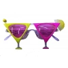 Mey İthalat® Sarı Pembe Renk Martini Parti Gözlüğü