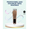 Mey İthalat® Şarjlı Saç Kesme Makinesi – Type-C Girişli, LCD Ekranlı ve Sessiz Motor