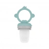 Mey İthalat®   Silikon Püre Meyve Sebze Emziği Aqua Green / Powder Grey