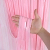 Mey İthalat® Soft Pembe Püsküllü Kapı Perdesi - Parti, Baby Shower, Cinsiyet Partisi 1x2 m