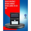 Mey İthalat® Solar Enerjiyle Çalışan IP65 Su Geçirmez 20 LED Duvar Lambası
