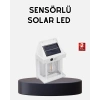 Mey İthalat® Solar Sensörlü Dış Mekan Lamba 3 Işık Modlu ve IP65 Dayanıklı