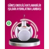 Mey İthalat® Solar ve USB Şarjlı Su Geçirmez Katlanabilir LED Lamba