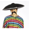 Mey İthalat®  Sombrero Meksika Şapkası Mariachi Gümüş Şeritli Yetişkin Boy