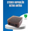 Mey İthalat® Stereo Bluetooth Hoparlör – Gece Lambalı ve Saat Göstergeli